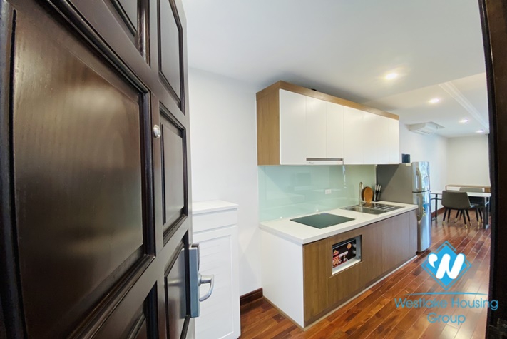 Studio bright apartment for rent in Kim Ma st , Ba Dinh street.