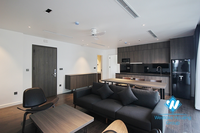 Morden and bright 02 bedroom apartment for rent in Truc Bach area, Ba Dinh, Hanoi