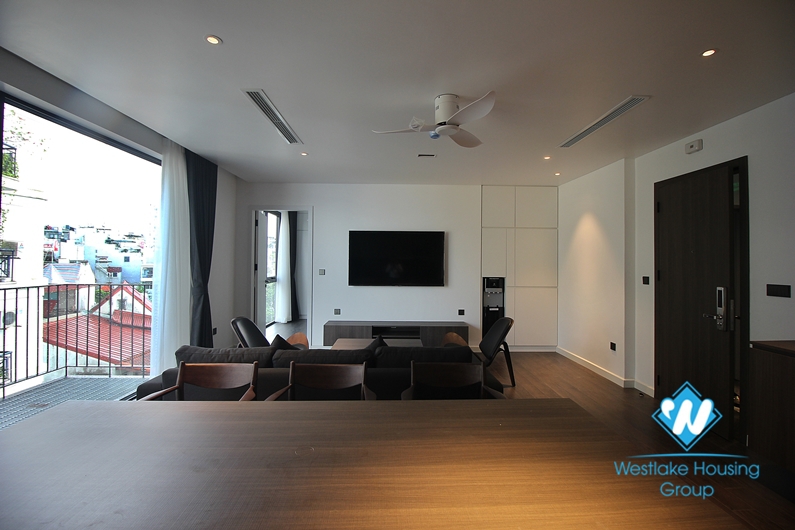 Morden and bright 02 bedroom apartment for rent in Truc Bach area, Ba Dinh, Hanoi