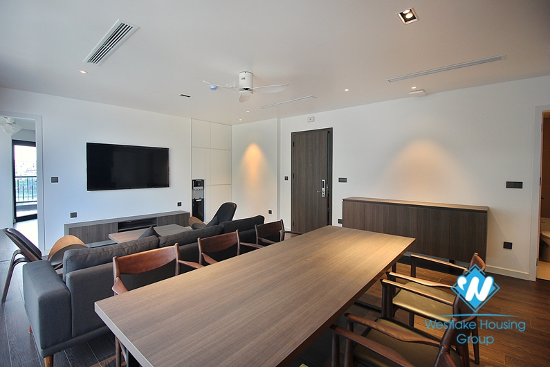 Morden and bright 02 bedroom apartment for rent in Truc Bach area, Ba Dinh, Hanoi