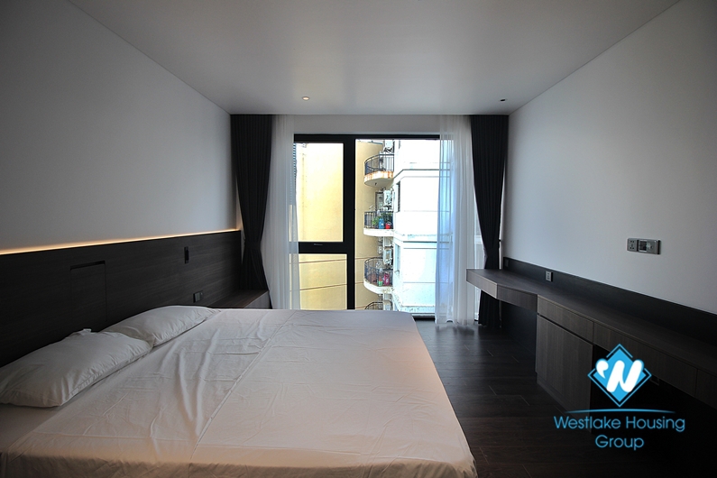 Morden and bright 02 bedroom apartment for rent in Truc Bach area, Ba Dinh, Hanoi