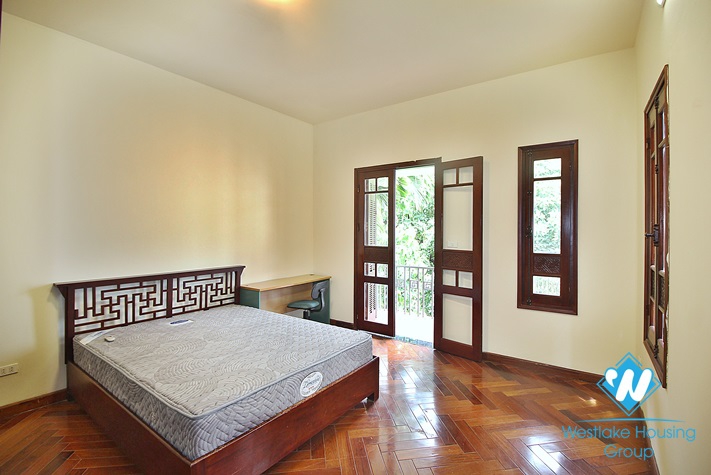 Nice house with back yard for rent in Dang Thai Mai st, Tay Ho District 
