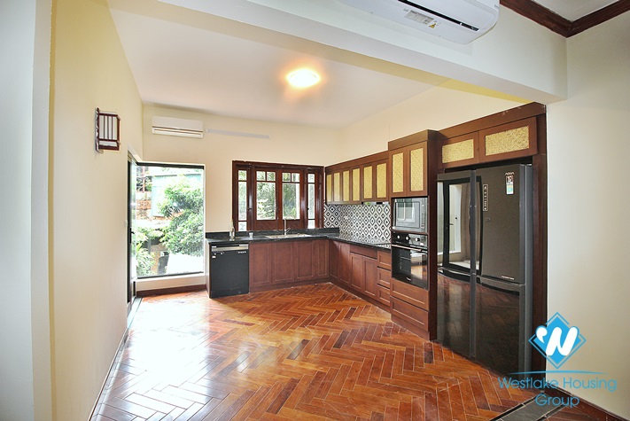 Nice house with back yard for rent in Dang Thai Mai st, Tay Ho District 