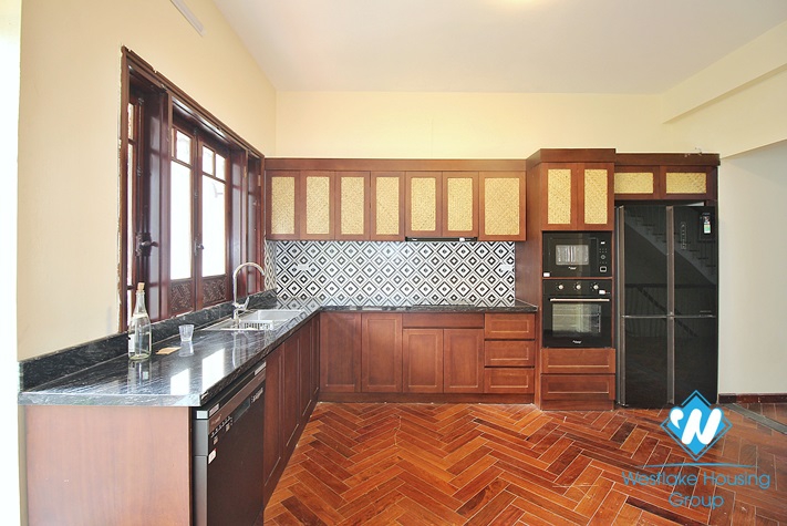 Nice house with back yard for rent in Dang Thai Mai st, Tay Ho District 