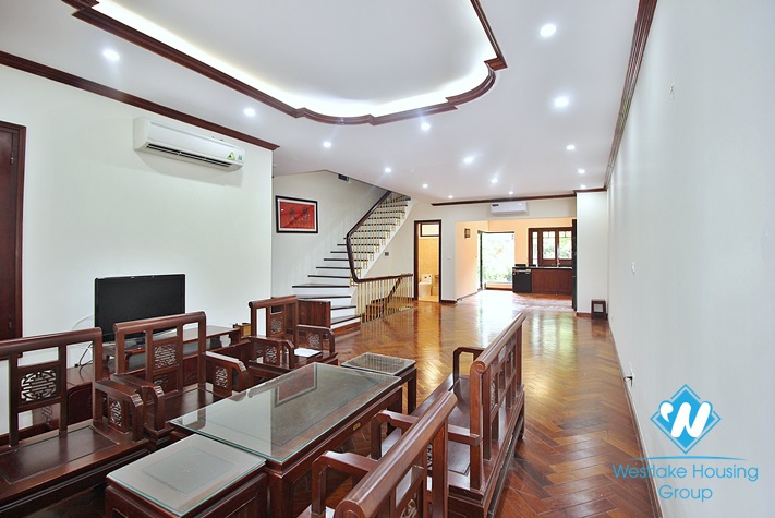 Nice house with back yard for rent in Dang Thai Mai st, Tay Ho District 