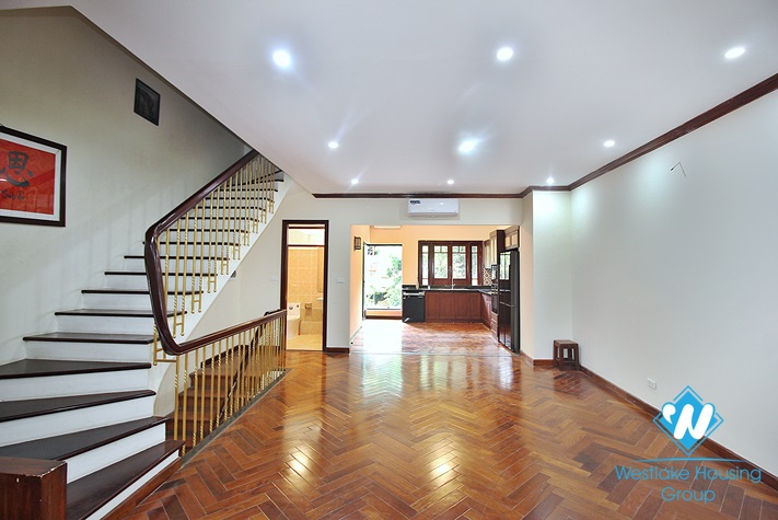 Nice house with back yard for rent in Dang Thai Mai st, Tay Ho District 