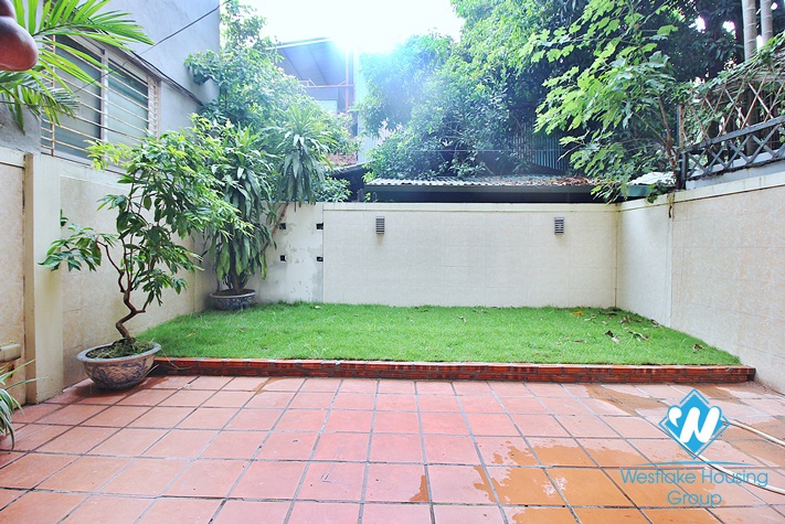 Nice house with back yard for rent in Dang Thai Mai st, Tay Ho District 