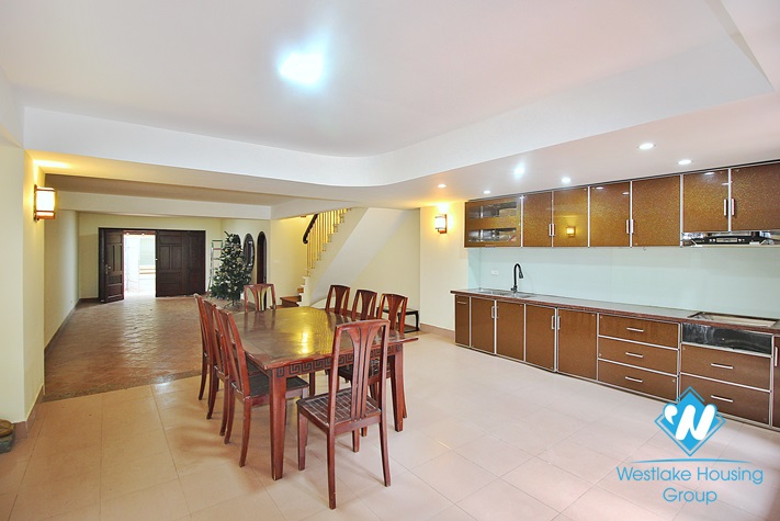 Nice house with back yard for rent in Dang Thai Mai st, Tay Ho District 
