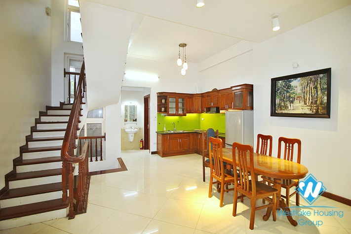 Quiet and bright house for rent in Tay Ho area, Ha Noi