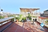 Duplex 1 bedroom lake view apartment for rent in Xuan Dieu st, Tay Ho district.
