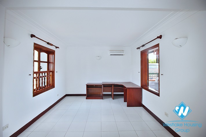 Well finished house to rent in Tay Ho with lots of light and space