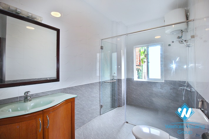 Well finished house to rent in Tay Ho with lots of light and space