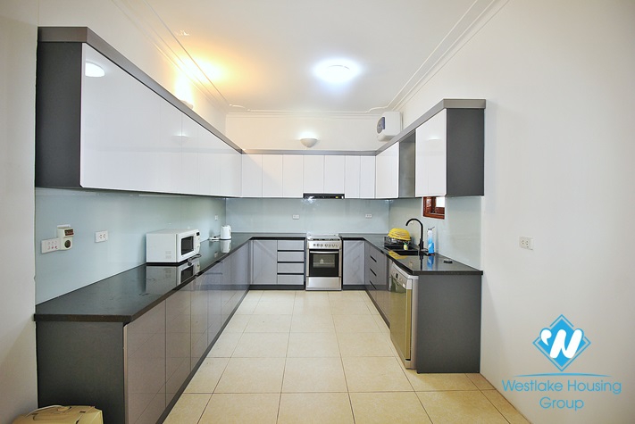 Well finished house to rent in Tay Ho with lots of light and space