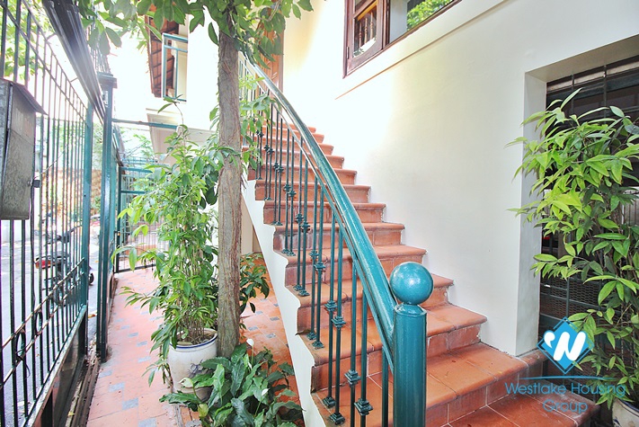 Well finished house to rent in Tay Ho with lots of light and space
