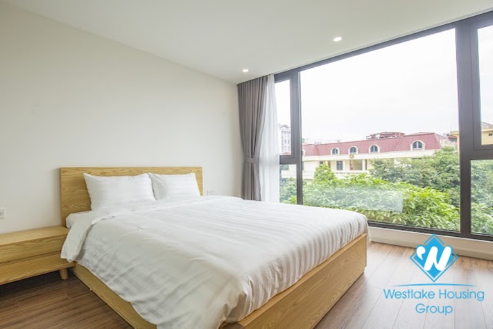 Bright one bedroom apartment for rent in Phan Ke Binh st, Ba Dinh district.