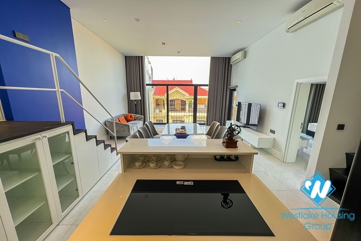 New duplex with 2 bedrooms for rent in To Ngoc Van st, Tay Ho District 