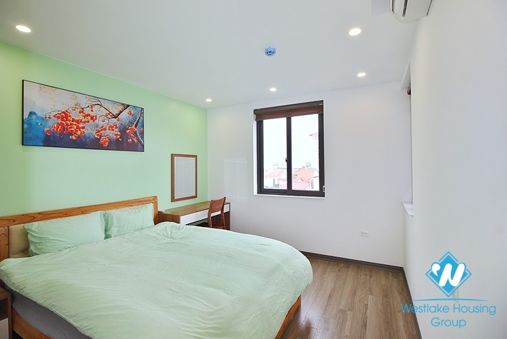 Huge balcony 1 bedroom apartment for rent in To Ngoc Van st, Tay Ho