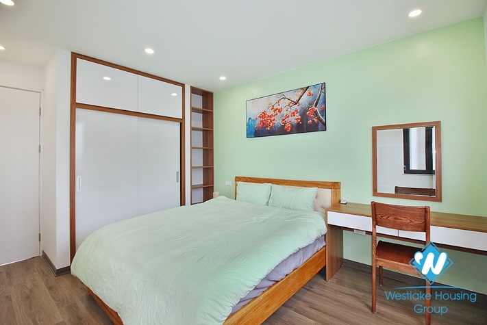 Huge balcony 1 bedroom apartment for rent in To Ngoc Van st, Tay Ho