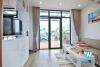 Huge balcony 1 bedroom apartment for rent in To Ngoc Van st, Tay Ho