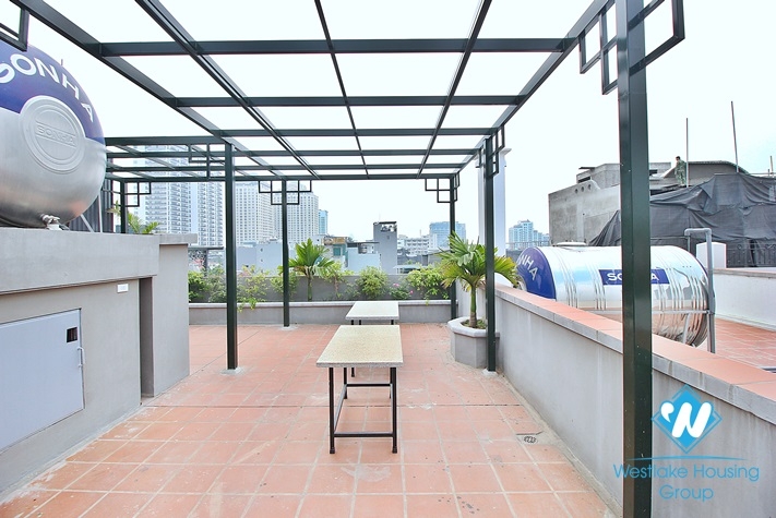 Huge balcony 1 bedroom apartment for rent in To Ngoc Van st, Tay Ho