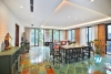 An unique and strange style 4 bedrooms apartment for rent in Dang Thai Mai, Tay Ho