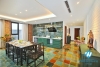 An unique and strange style 4 bedrooms apartment for rent in Dang Thai Mai, Tay Ho