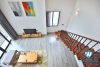 Duplex one bedroom apartment for rent in Pentstudio Tower, Tay Ho area 