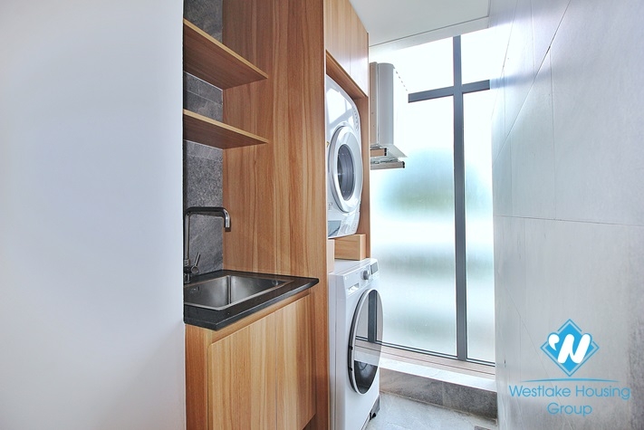 High-end 2 bedrooms apartment with huge balcony for rent in Tay Ho, Ha Noi