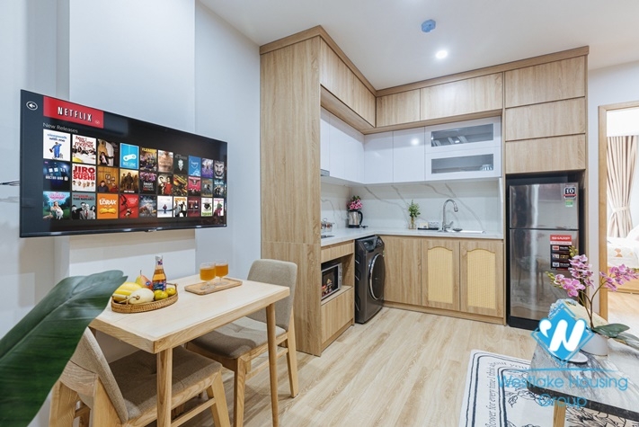 Luxury one bedroom apartment for rent in Au Co st, Tay Ho district.
