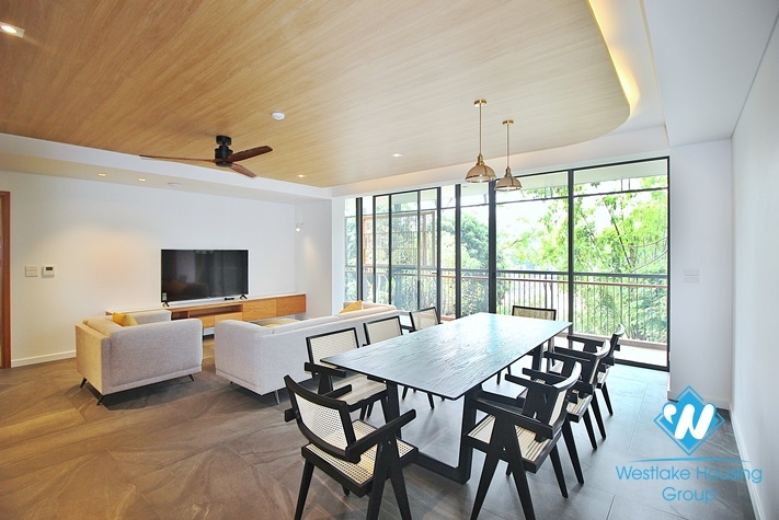New and quality apartment with big balcony for rent in Au Co st, Tay Ho District 