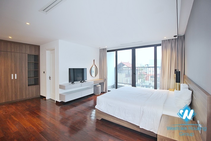 Supper nice apartment with nice view from the balcony of apartment for rent in Tu Hoa St 