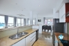 Modern serviced apartment with lake view for rent in Quang An Street, Tay Ho, Ha Noi 