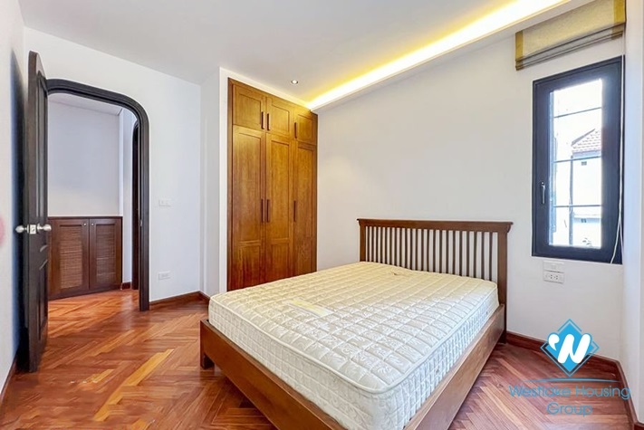 Lake view and Indochina style 3 beds apartment for rent in Dang Thai Mai st, Tay Ho