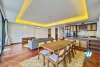 Lake view and Indochina style 3 beds apartment for rent in Dang Thai Mai st, Tay Ho