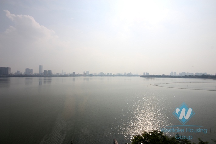 The top floor with breaking  view  apartment in Yen Phu village for lease.