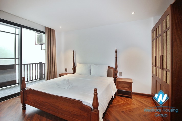 High floor 3 bedrooms apartment for rent in To Ngoc Van st, Tay Ho