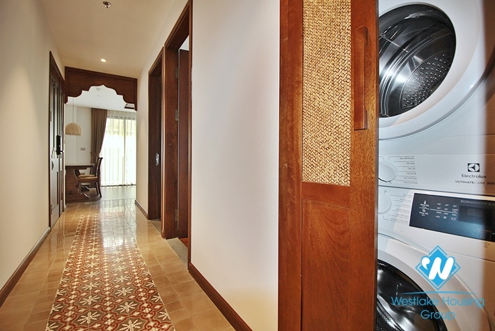 High floor 3 bedrooms apartment for rent in To Ngoc Van st, Tay Ho