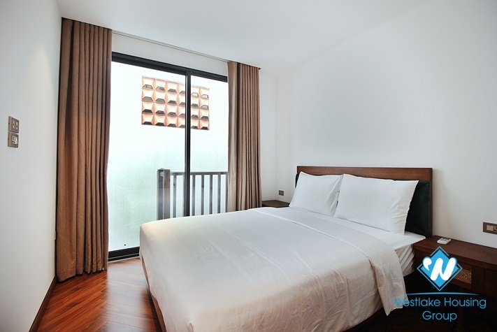 High floor 3 bedrooms apartment for rent in To Ngoc Van st, Tay Ho