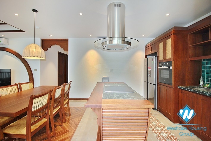 High floor 3 bedrooms apartment for rent in To Ngoc Van st, Tay Ho