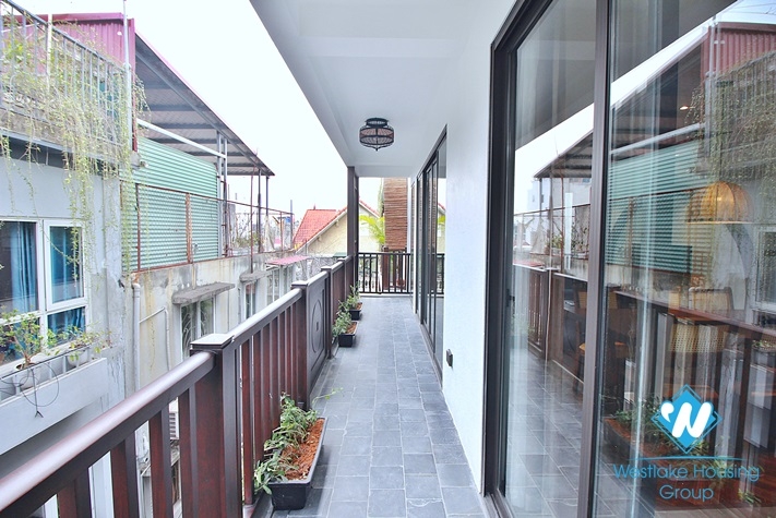 High floor 3 bedrooms apartment for rent in To Ngoc Van st, Tay Ho