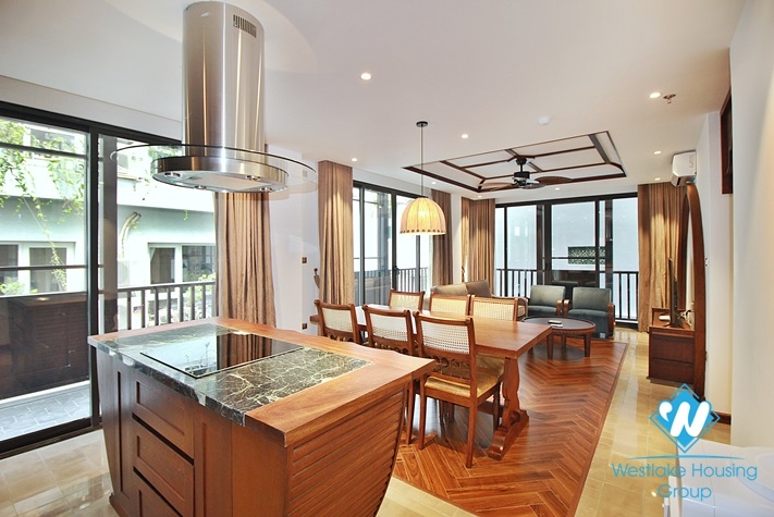 A nice 3 bedrooms apartment for rent in To Ngoc Van area, Tay Ho, Ha Noi