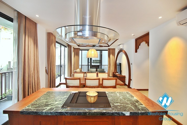 A nice 3 bedrooms apartment for rent in To Ngoc Van area, Tay Ho, Ha Noi