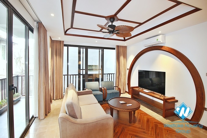 A nice 3 bedrooms apartment for rent in To Ngoc Van area, Tay Ho, Ha Noi