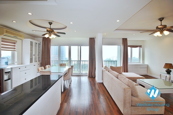 Stunning Scandinavian styled apartment with lake view and 4 bedrooms for rent in Westlake Tay ho, Hanoi, Vietnam