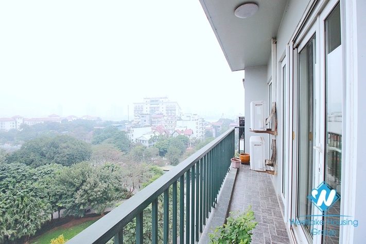 Stunning Scandinavian styled apartment with lake view and 4 bedrooms for rent in Westlake Tay ho, Hanoi, Vietnam