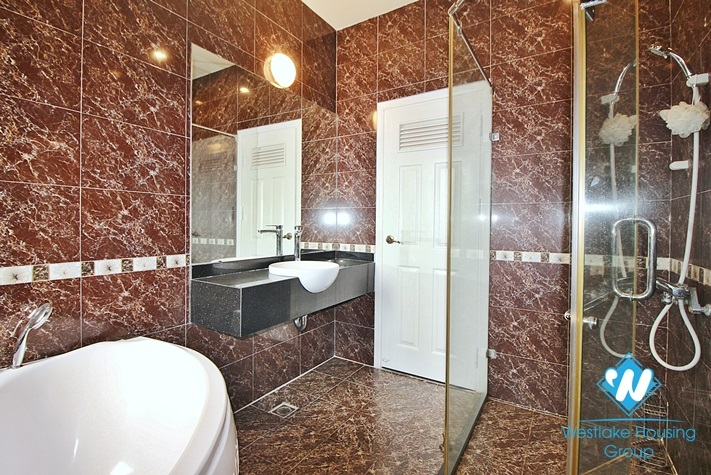 Stunning Scandinavian styled apartment with lake view and 4 bedrooms for rent in Westlake Tay ho, Hanoi, Vietnam