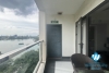 Lovely and lake view 3 bedrooms apartment for rent in Truc Bach