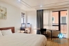 A nicely high floor and elegant apartment for rent in Truc Bach