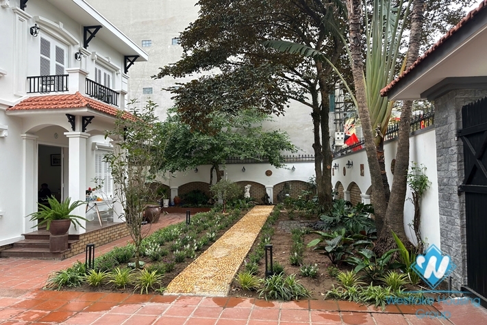 Large garden  house for rent in next to Ciputra, Tay Ho