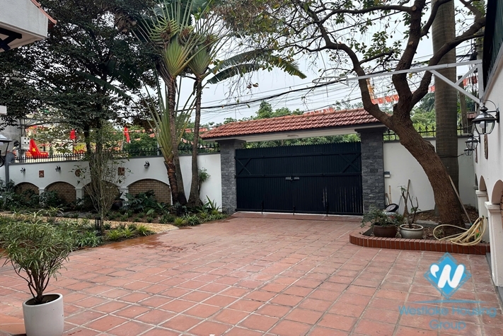 Large garden  house for rent in next to Ciputra, Tay Ho